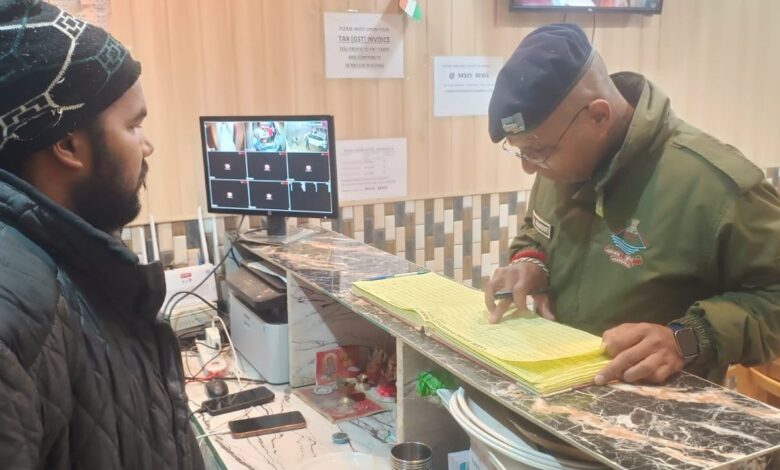 पुलिस ने चलाया सघन चेकिंग अभियान