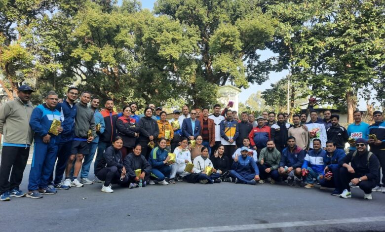 रन फॉर हेल्थ प्रतियोगिता का आयोजन