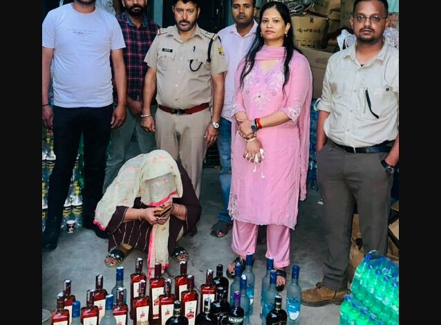 प्रेमनगर क्षेत्र में आबकारी विभाग की छापेमारी, 19 पेटी शराब बरामद
