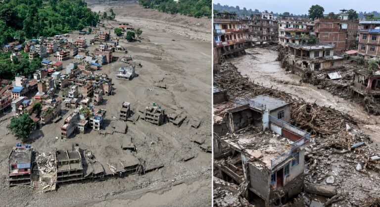 नेपाल-चीन सीमा पर बाढ़ से भारी तबाही, 165 लोगों की मौत नेपाल-चीन सीमा पर बाढ़ से भारी तबाही, 165 लोगों की मौत