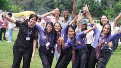 एसजीआरआरयू के दीक्षारंभ का भव्य समापन, रेन डांस पर जमकर थिरके छात्र-छात्राएं